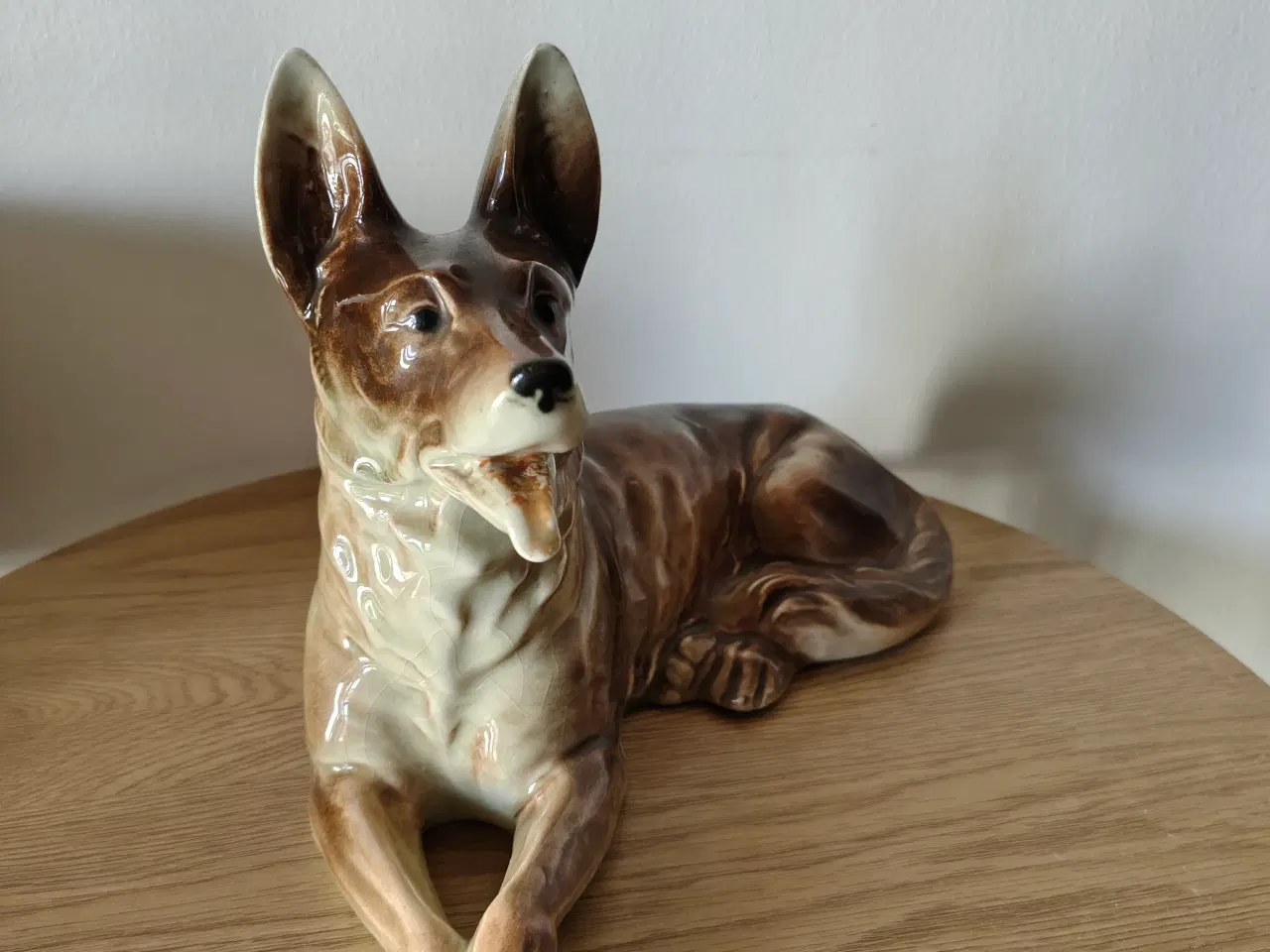 Billede 4 - Stor vintage porcelænshund
