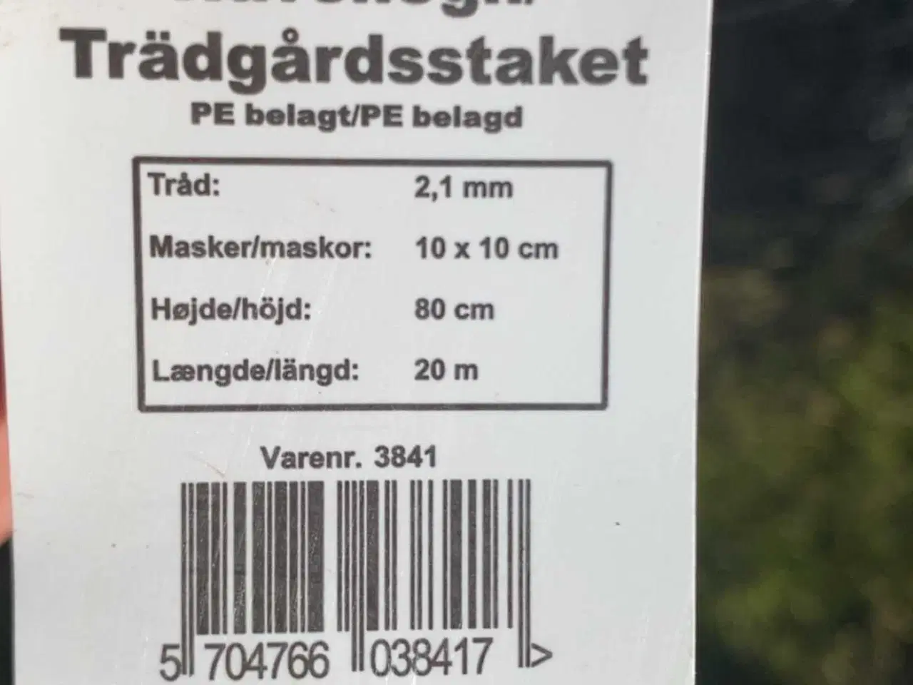 Billede 2 - tråd hegn