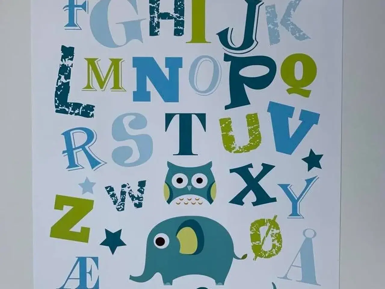 Billede 1 - ABC plakat, A3