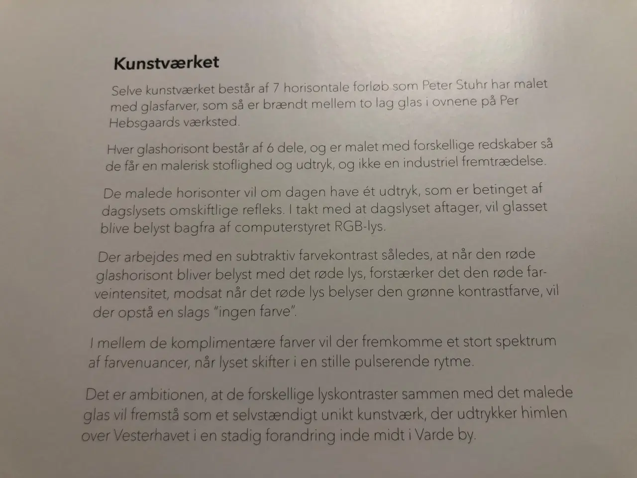 Billede 6 - Glaskunst "Himlen over Vesterhavet"