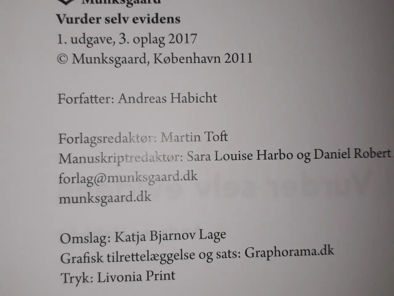 Billede 2 - Vurder selv evidens