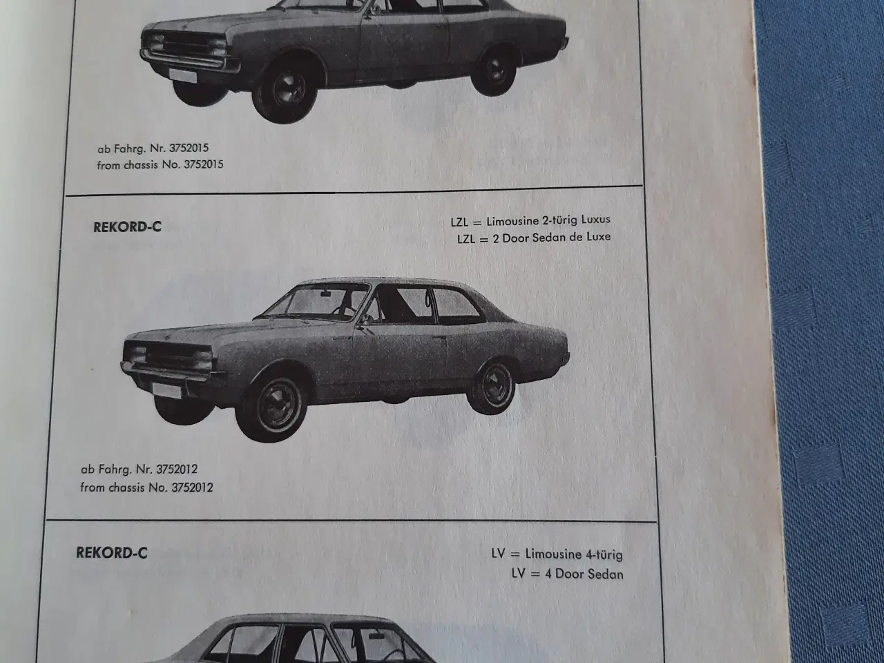 Billede 7 - OPEL  brochure og reservedele katalog  
