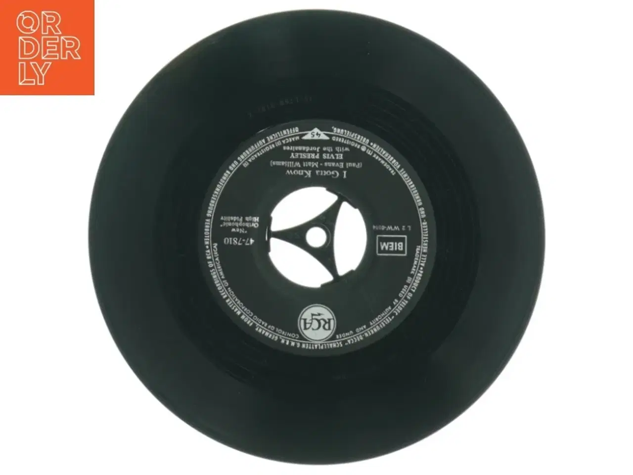 Billede 3 - Vinylsingle Elvis (str. 18 x 18 cm)