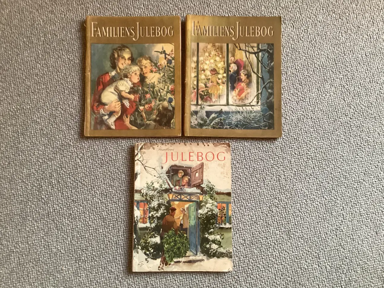 Billede 1 - Familiens julebog 1944, 1951, 1952, 1956 og 1966