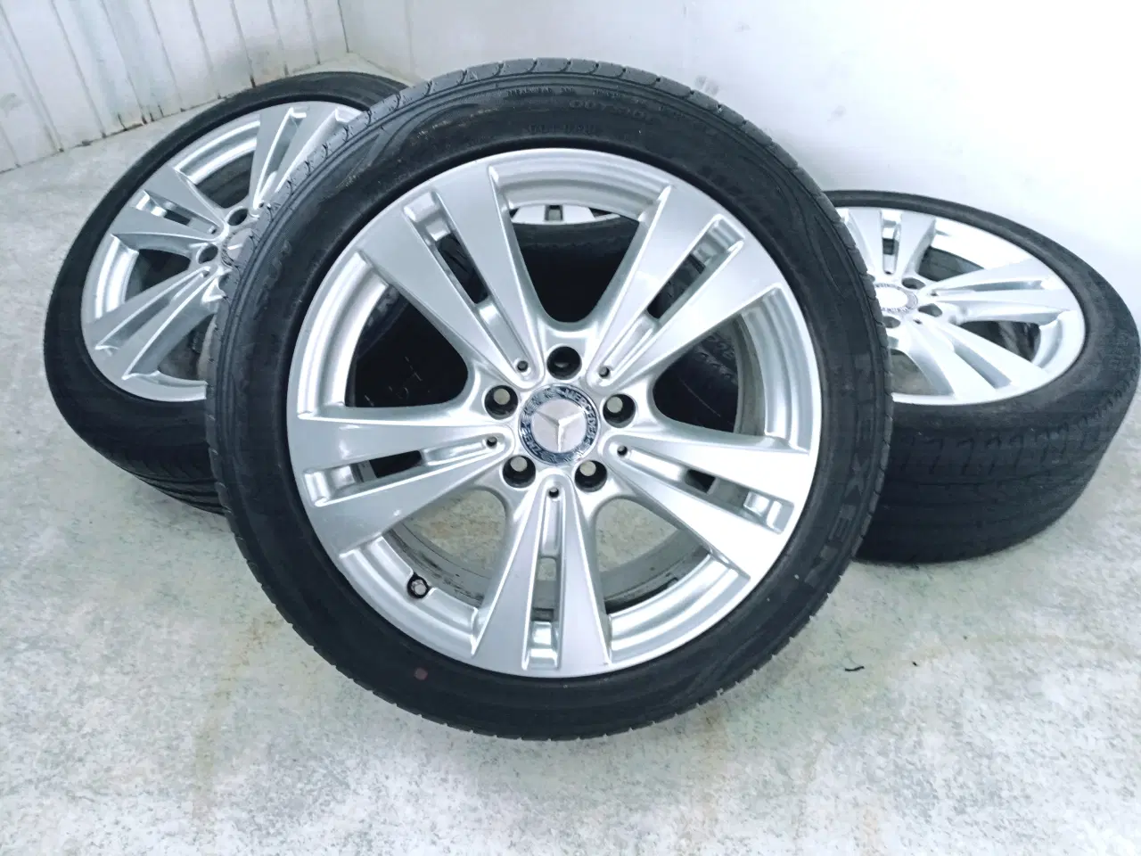 Billede 6 - 5x112 17" ET52,5 nav 66,6ø Mercedes fælge