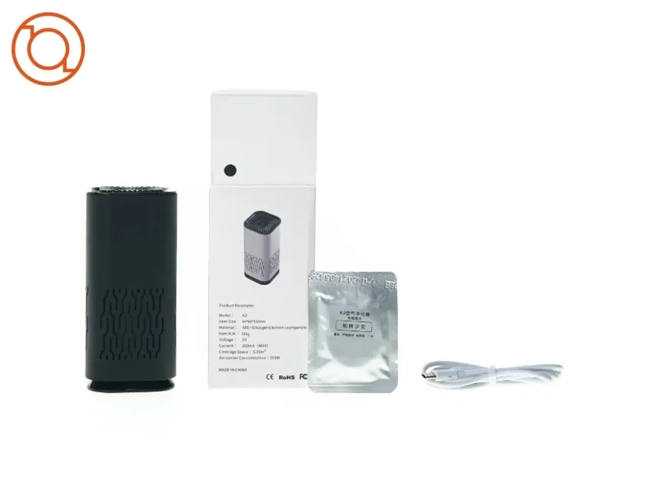 Billede 2 - Portable air purifier fra K 2 (str. 13 x 6 x 6 cm)
