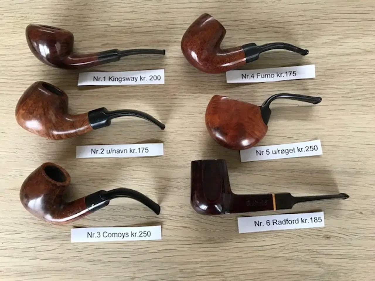 Billede 1 - Ks.1 Diverse piber fra kr 175 pr. stk.