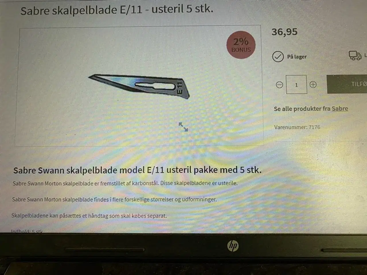 Billede 3 - 1/2-PRIS Skalpel+blade