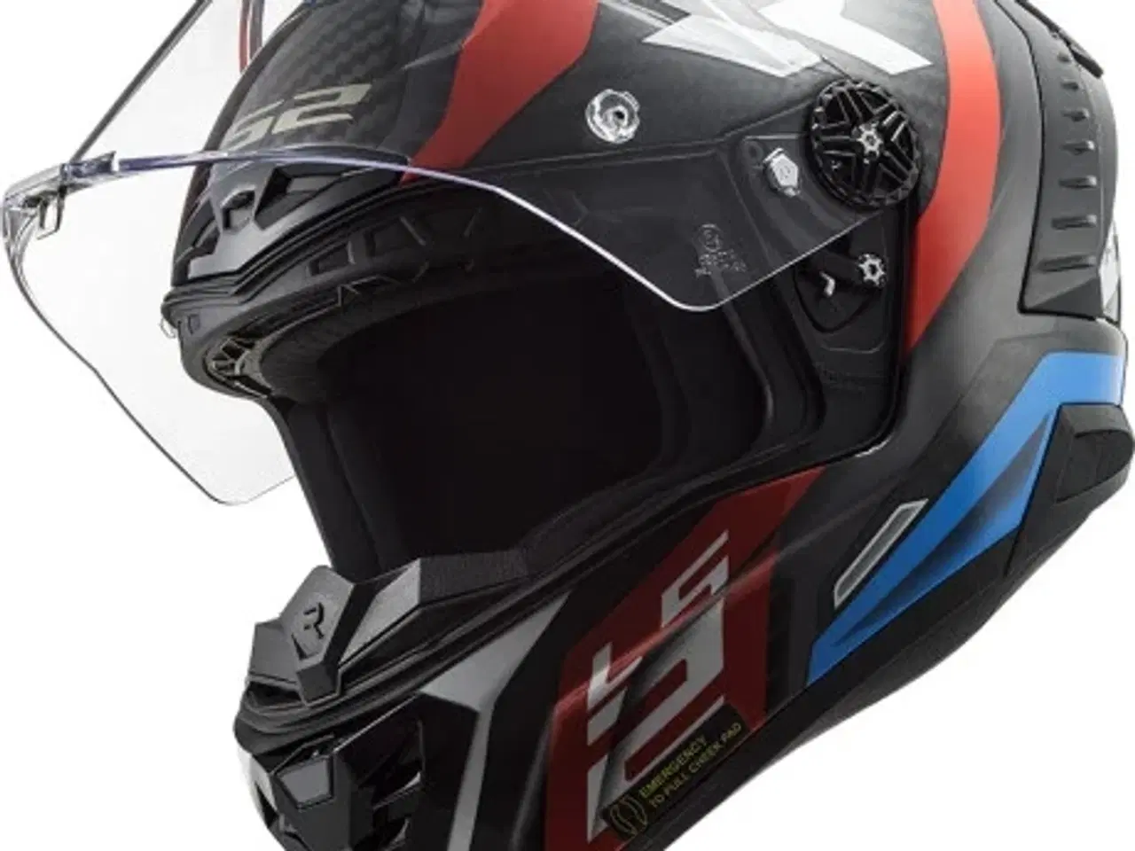 Billede 2 - LS2 Thunder Carbon Supra Red Blue - FØR 4.199