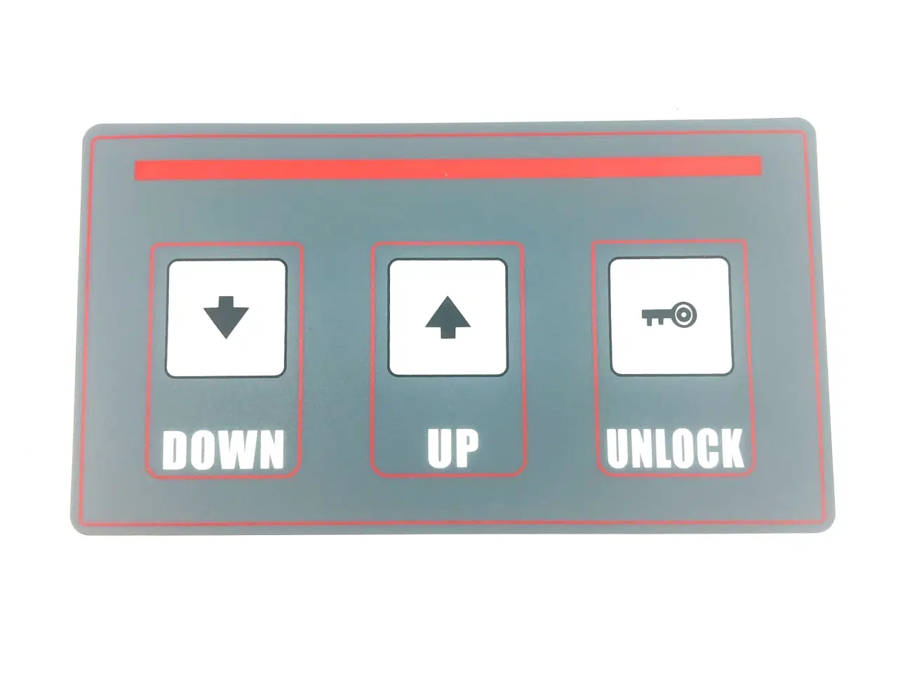 Billede 1 - Tastatur folie for Launch 2 søjlet lift TLT-235 (reservedel)