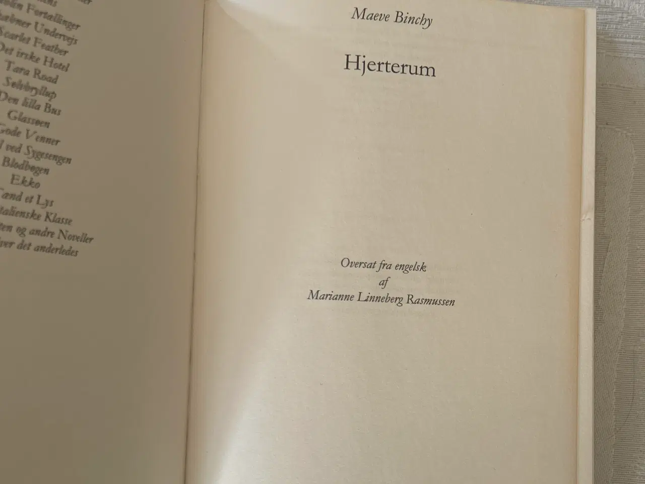 Billede 3 - Maeve Binchy: Hjerterum