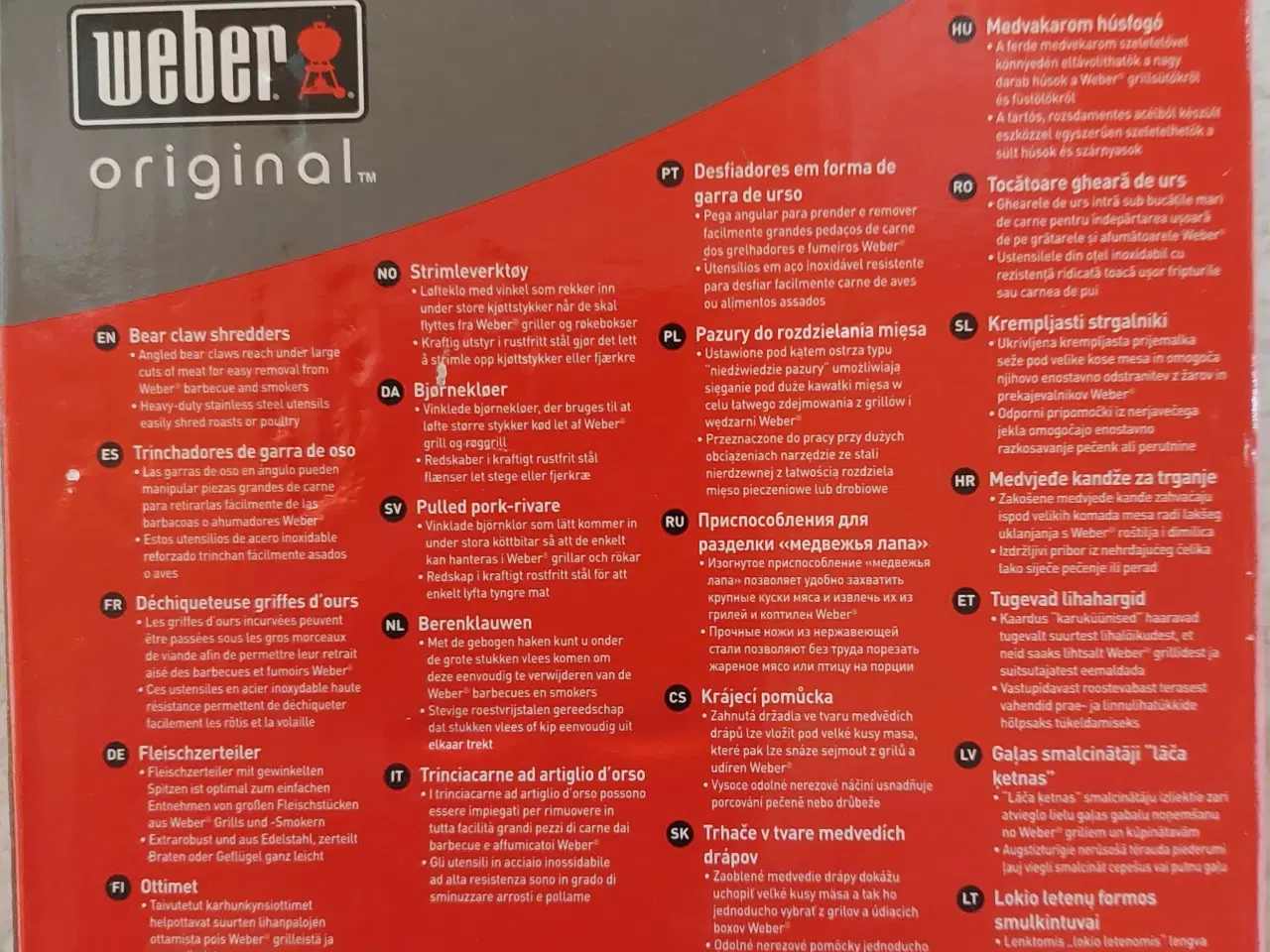 Billede 3 - Bjørnekløer fra Weber