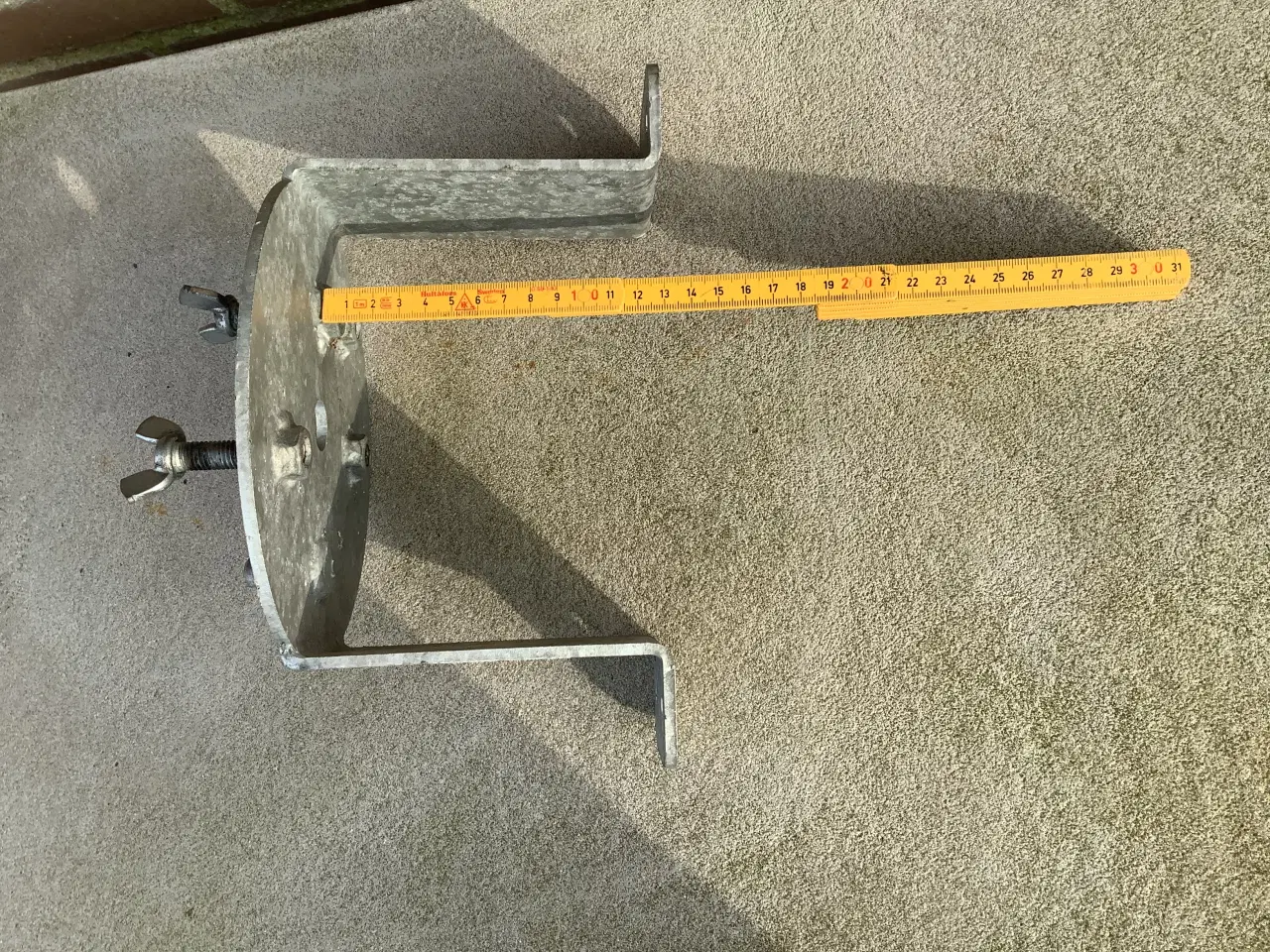 Billede 2 - Reservehjul holder galvaniseret 