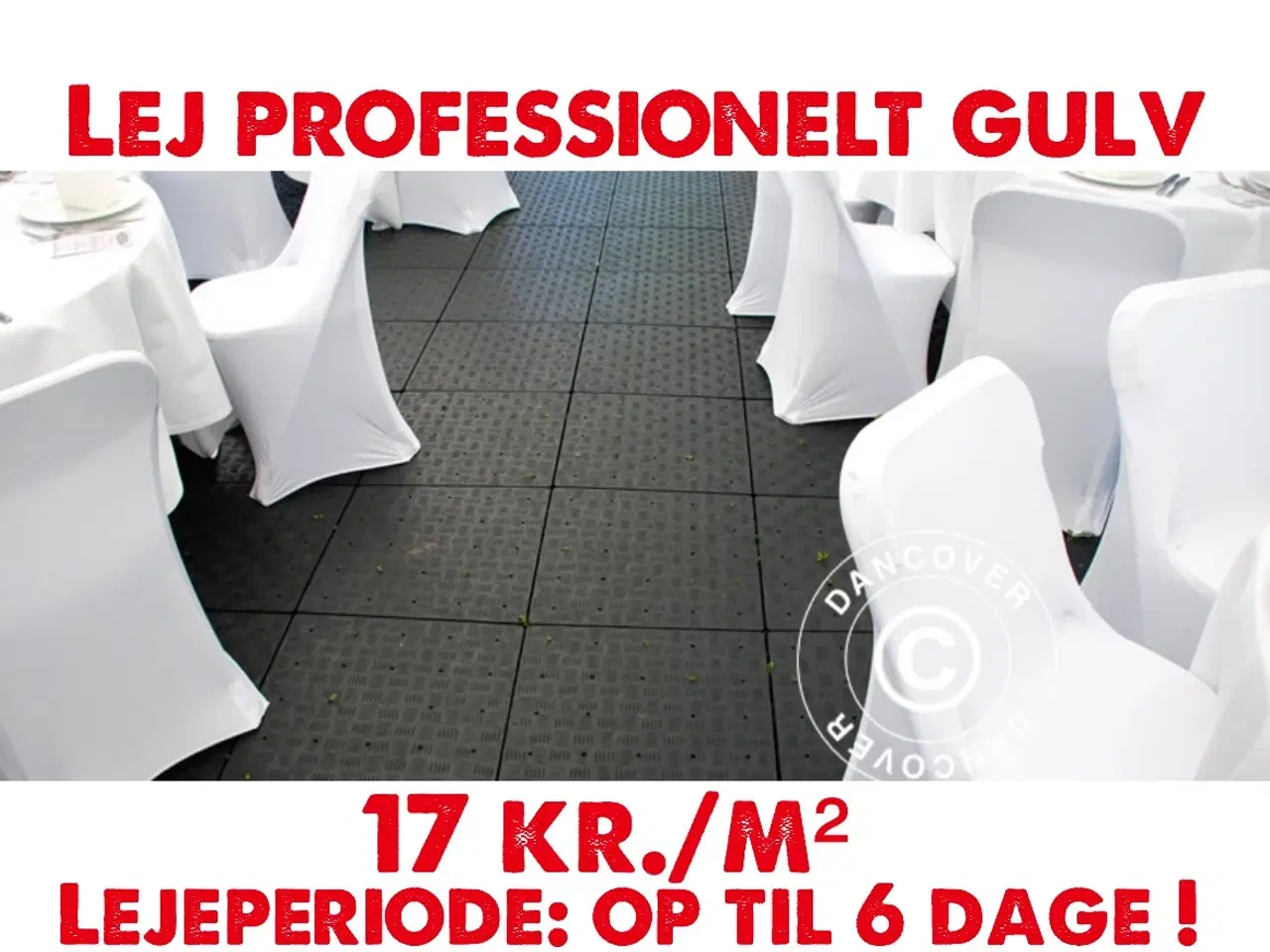 Billede 1 - Udlejning af teltgulv / gulv / Partytelt festtelt