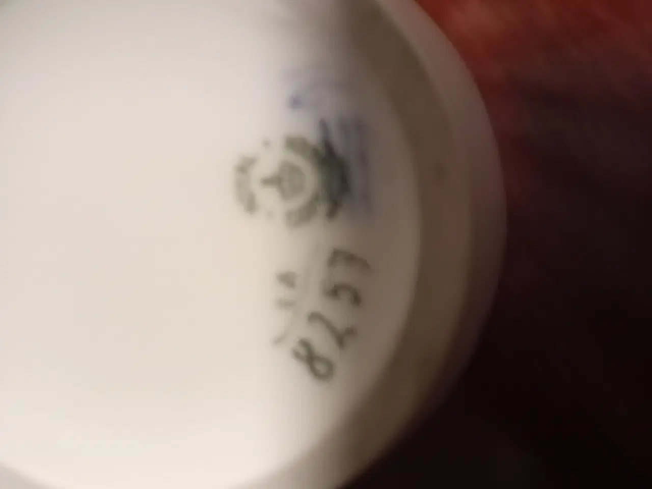 Billede 2 - Vase Blå blomst.  10/8257