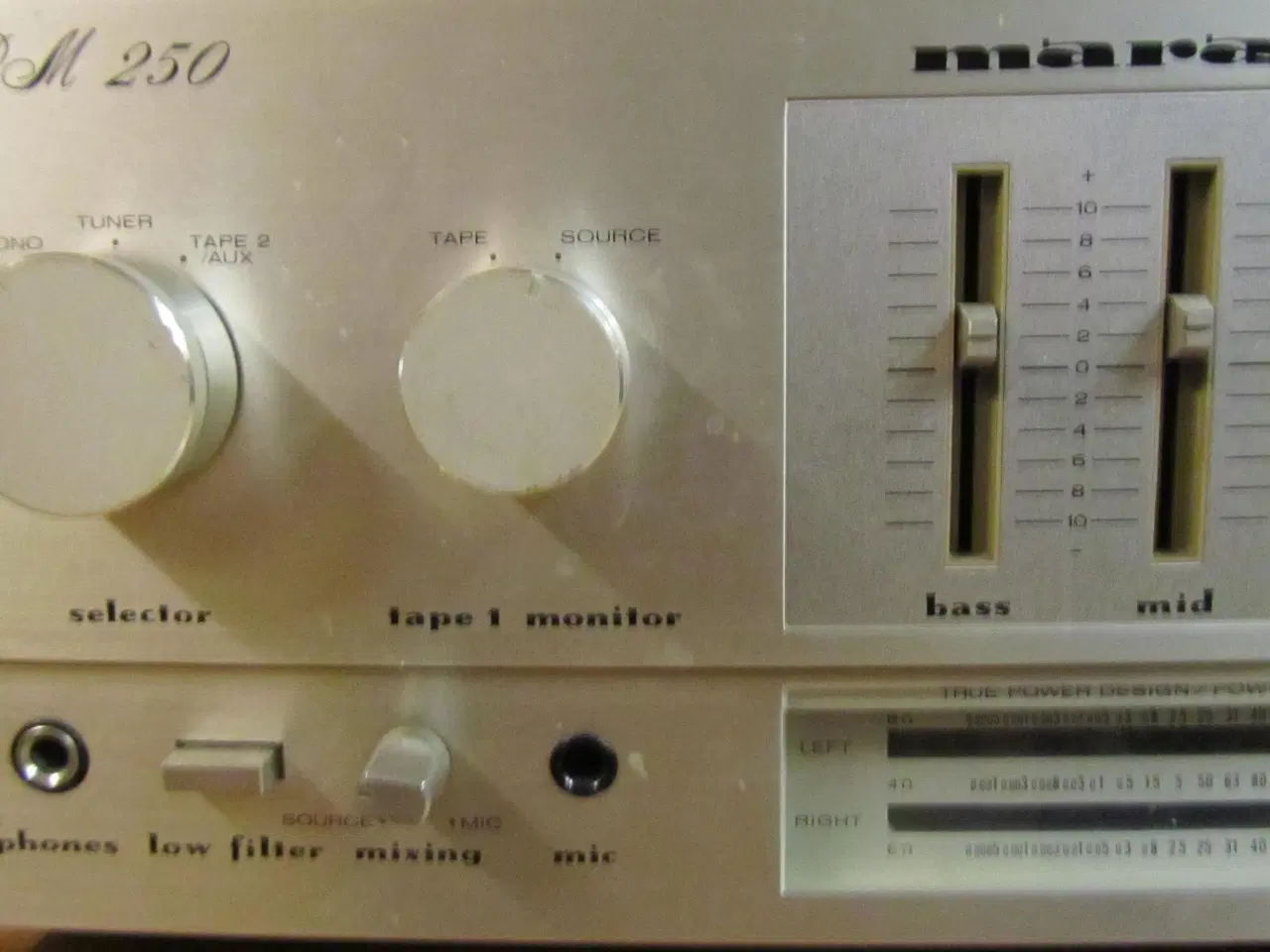 Billede 2 - VINTAGE MARANTZ PM-250 FORSTÆRKER