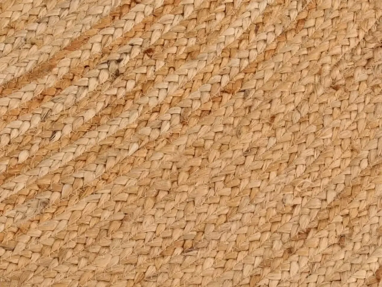 Billede 4 - Gulvtæppe 210 cm flettet jute rundt