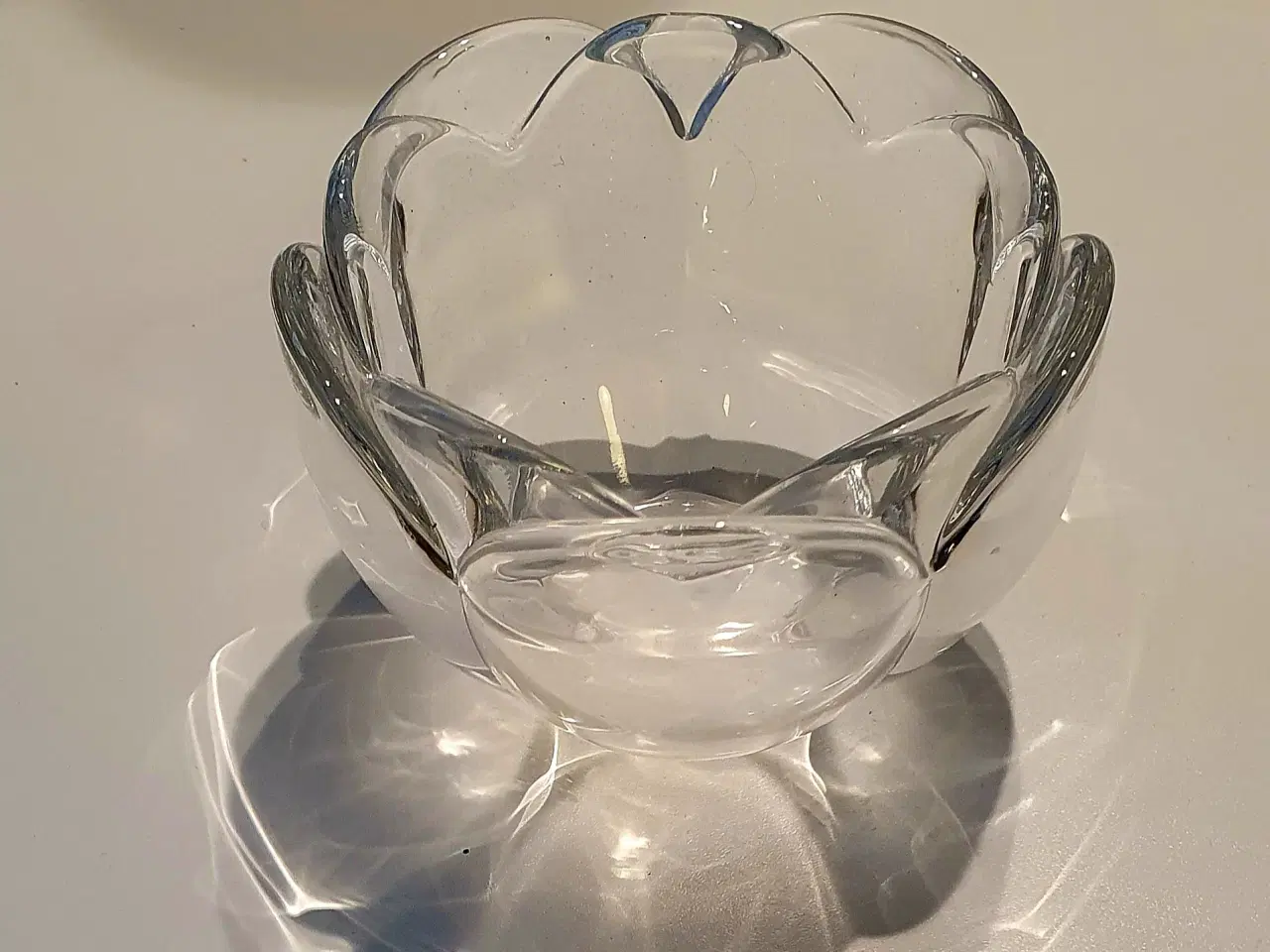 Billede 2 - Royal Copenhagen krystalglas fyrfadsstage 