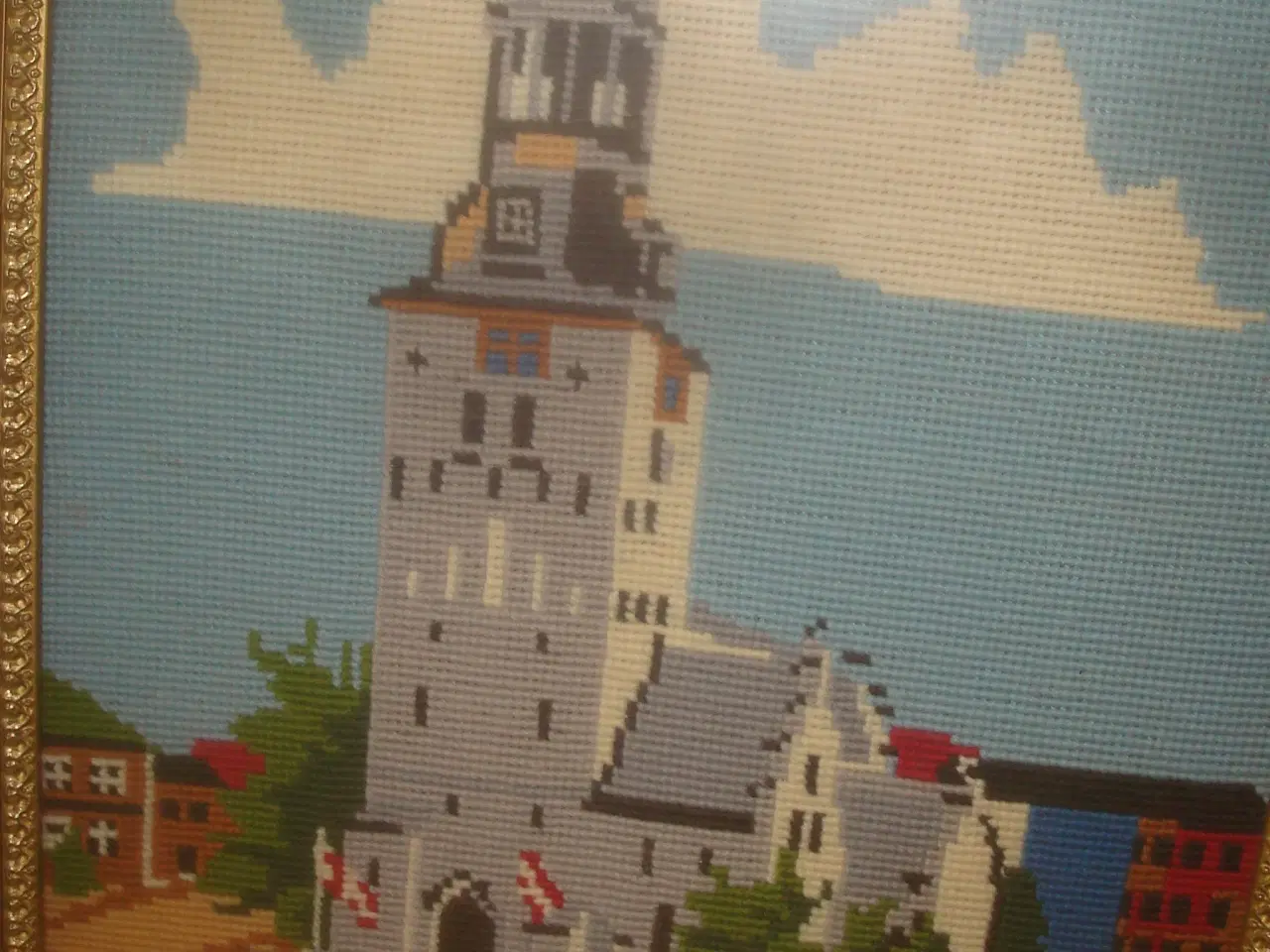 Billede 2 - BRODERI indrammet - BUDOLFI KIRKE, AALBORG