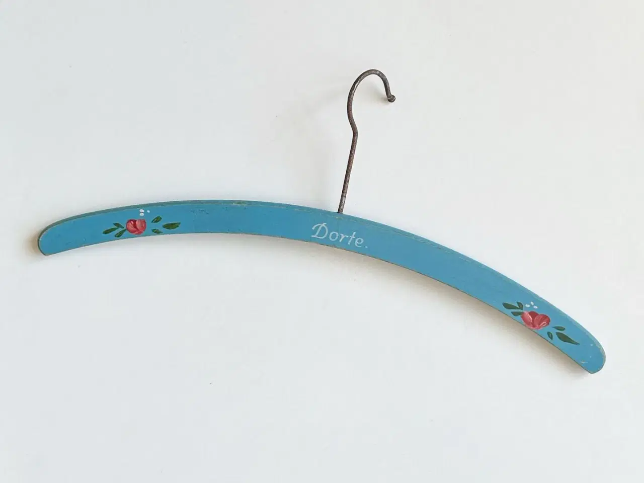 Billede 1 - Vintage børnebøjle, lyseblå m blomster, Dorte