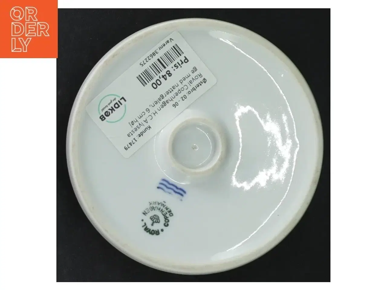 Billede 2 - Royal Copenhagen lysestage (str. H 6 cm ø. 12 cm)