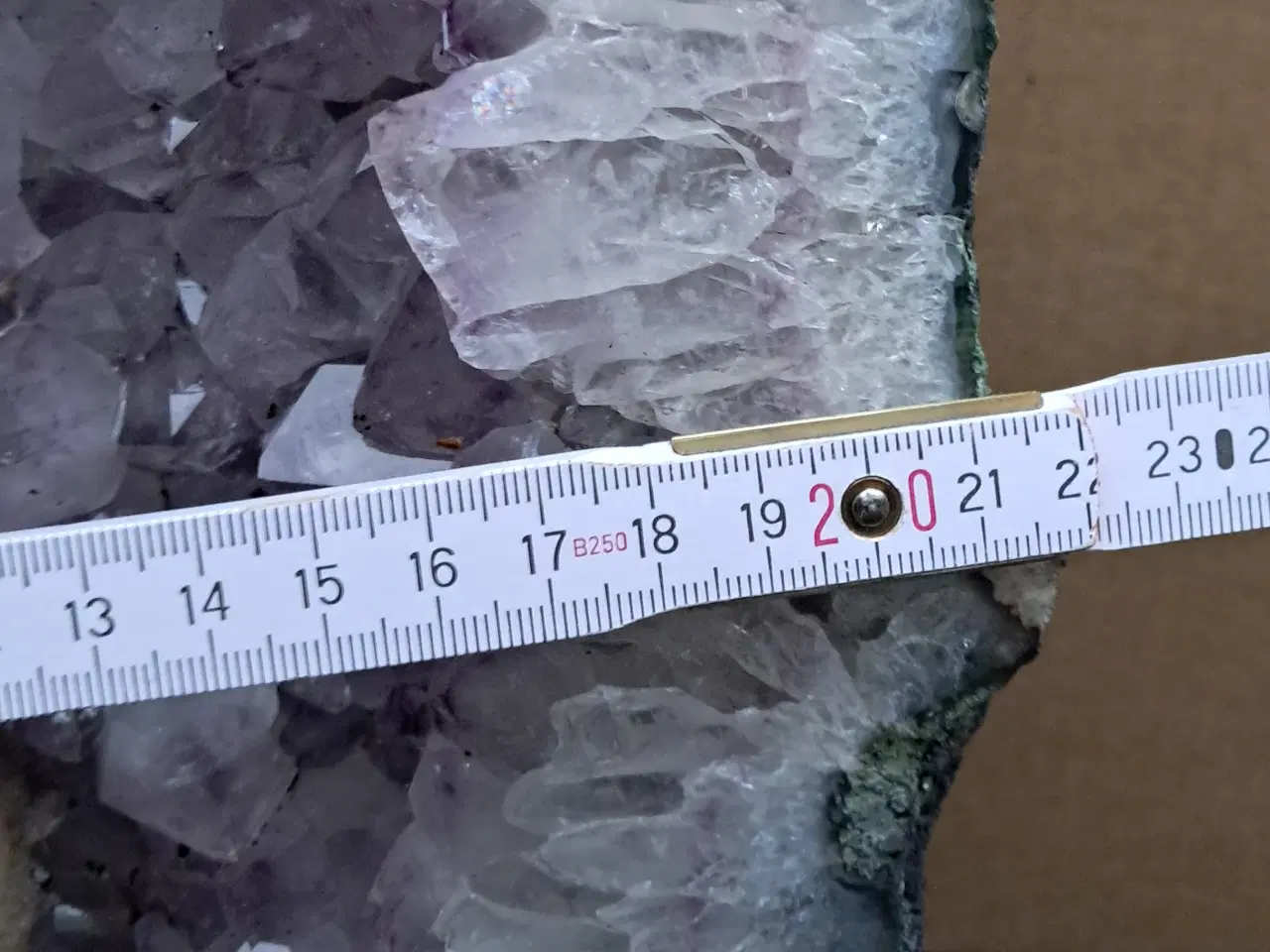 Billede 5 - 24,5 kg 57cm høj Ametyst klynge 