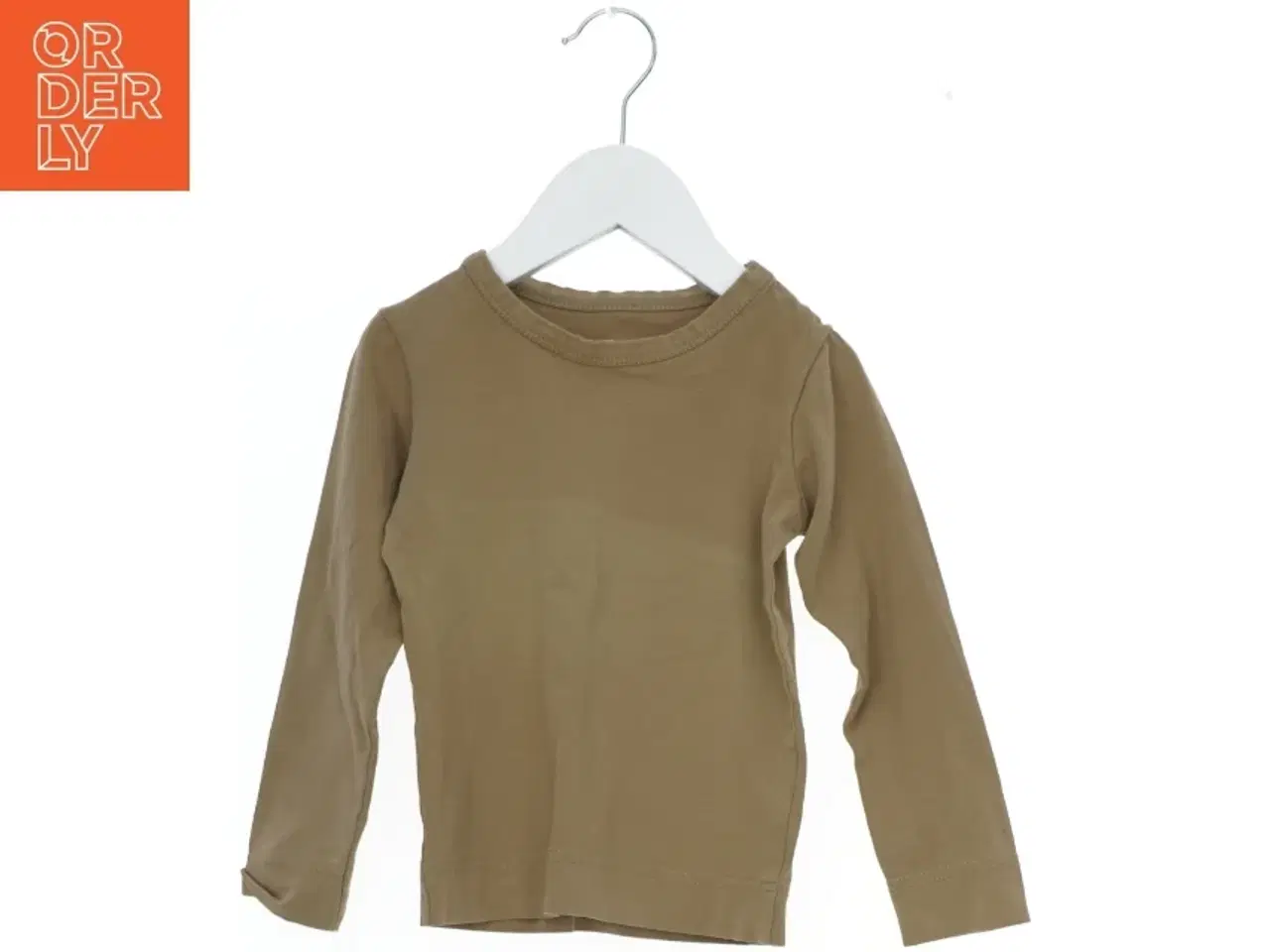Billede 1 - Langærmet brun bluse fra House Of Kids (str. 98)