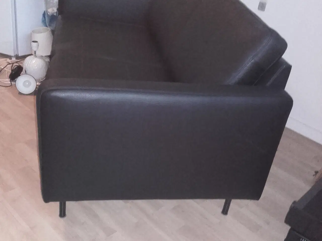 Billede 3 - lædersofa 2 pers