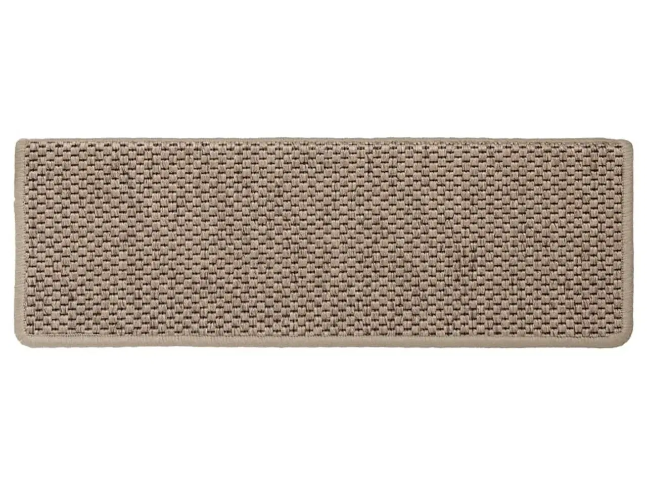 Billede 6 - Selvklæbende trappemåtter 15stk. 65x21x4cm sisal-look sandfarve