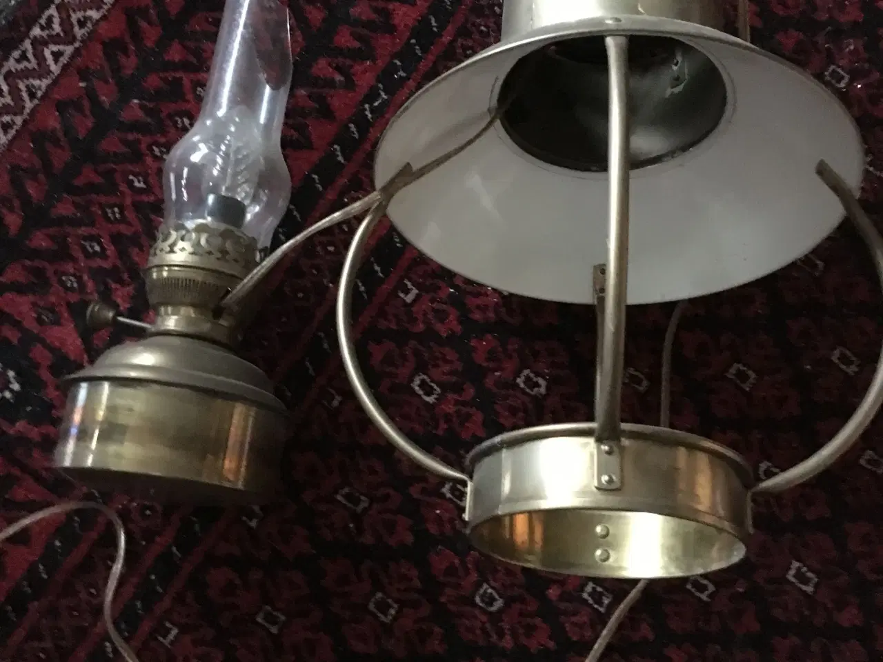 Billede 1 - Gammel skibs lampe