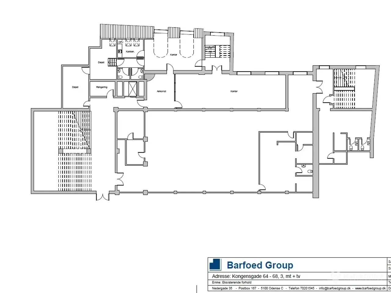Billede 19 - 726 m² studio til Fitness. Yoga, Wellness eller lign. Kongensgade Odense C
