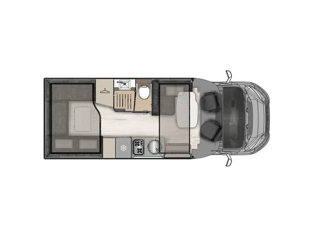 Billede 17 - 2022 - McLouis Mc4 230 Panoramic 180   Rundsiddegruppe bagerst - kortere end de fleste