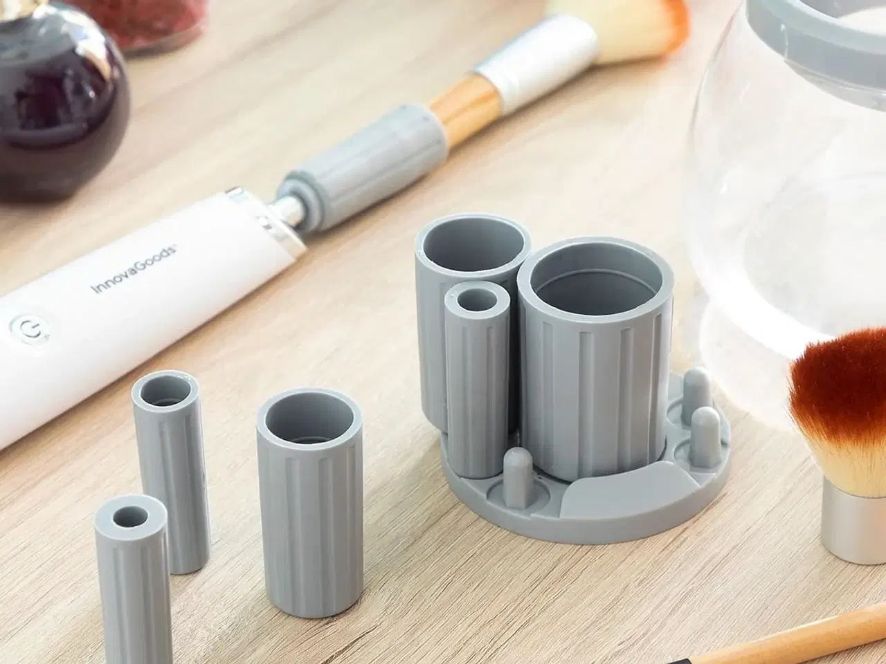 Billede 8 - Automatisk Makeup børste renere og tørretumbler Maklin InnovaGoods