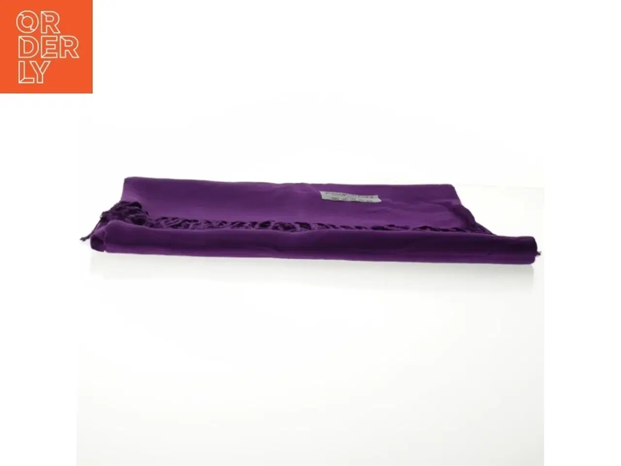 Billede 2 - Lilla pashmina / cashmere sjal (str. 70 x 180 cm)