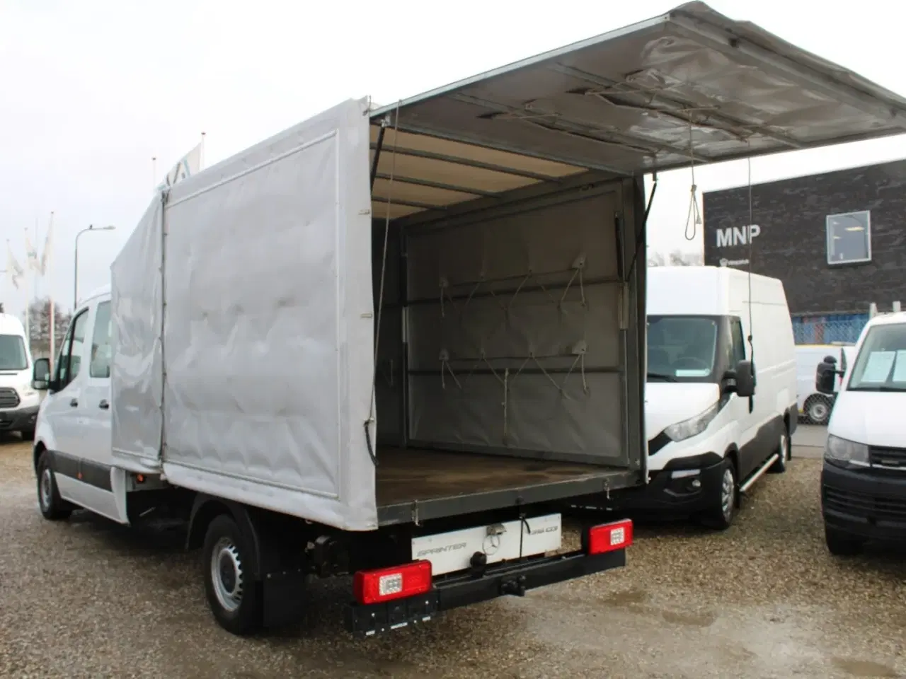 Billede 11 - Mercedes Sprinter 316 2,2 CDi A3 Mandskabsvogn m/lad aut. RWD