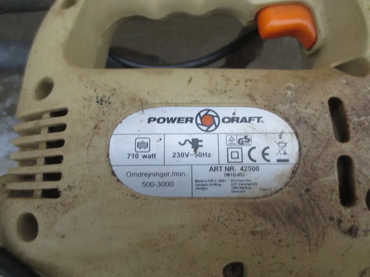 Billede 2 - 1 stk Power Craft Stiksav med variabel omdr 