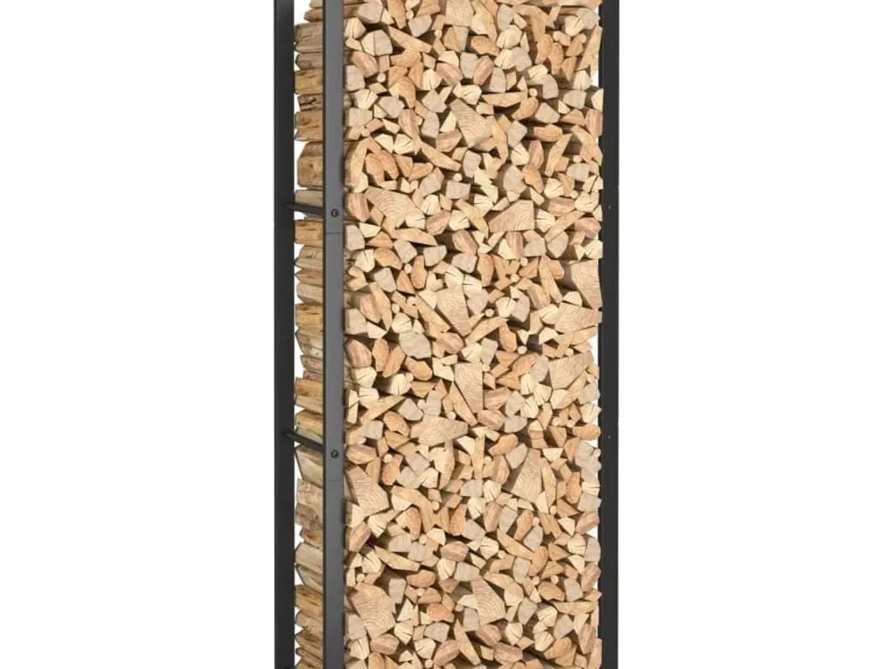 Billede 5 - Brændestativ 50x28x132 cm stål matsort