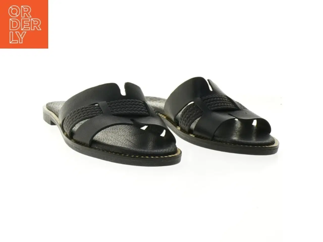 Billede 2 - Sorte sandaler fra Girlhood (str. 38)