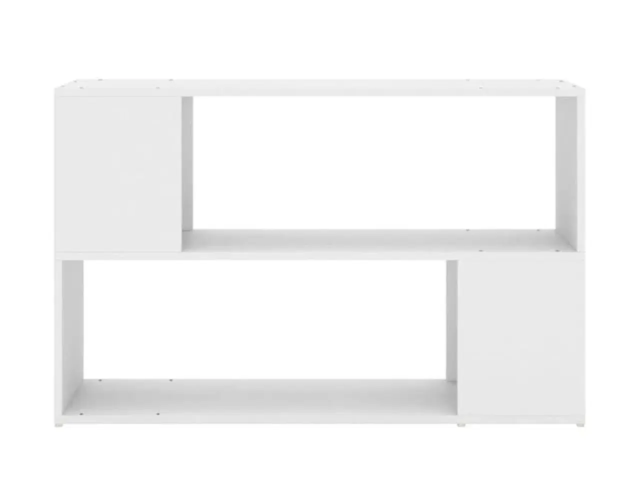 Billede 4 - Bogreol 100x24x63 cm konstrueret træ hvid