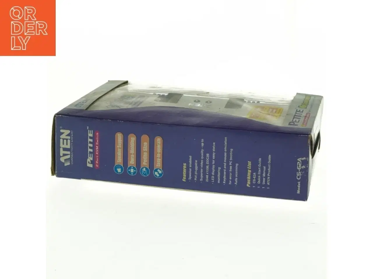 Billede 4 - ATEN 2-Port KVM Switch fra Petite (str. 23,5 x 16 cm)