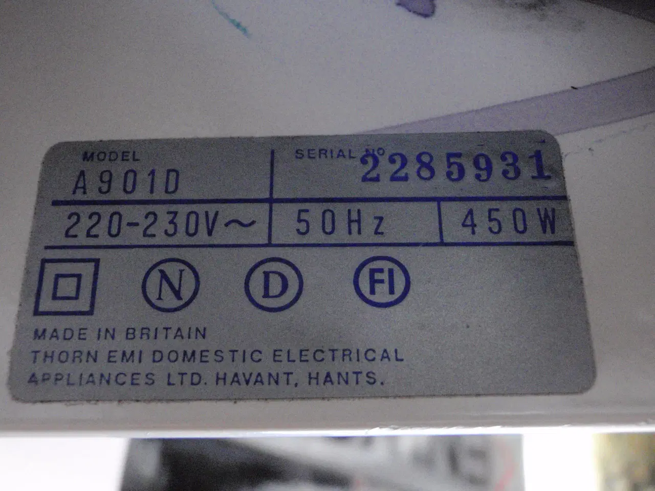 Billede 3 - Defekt Kenwood A901D røremaskine.