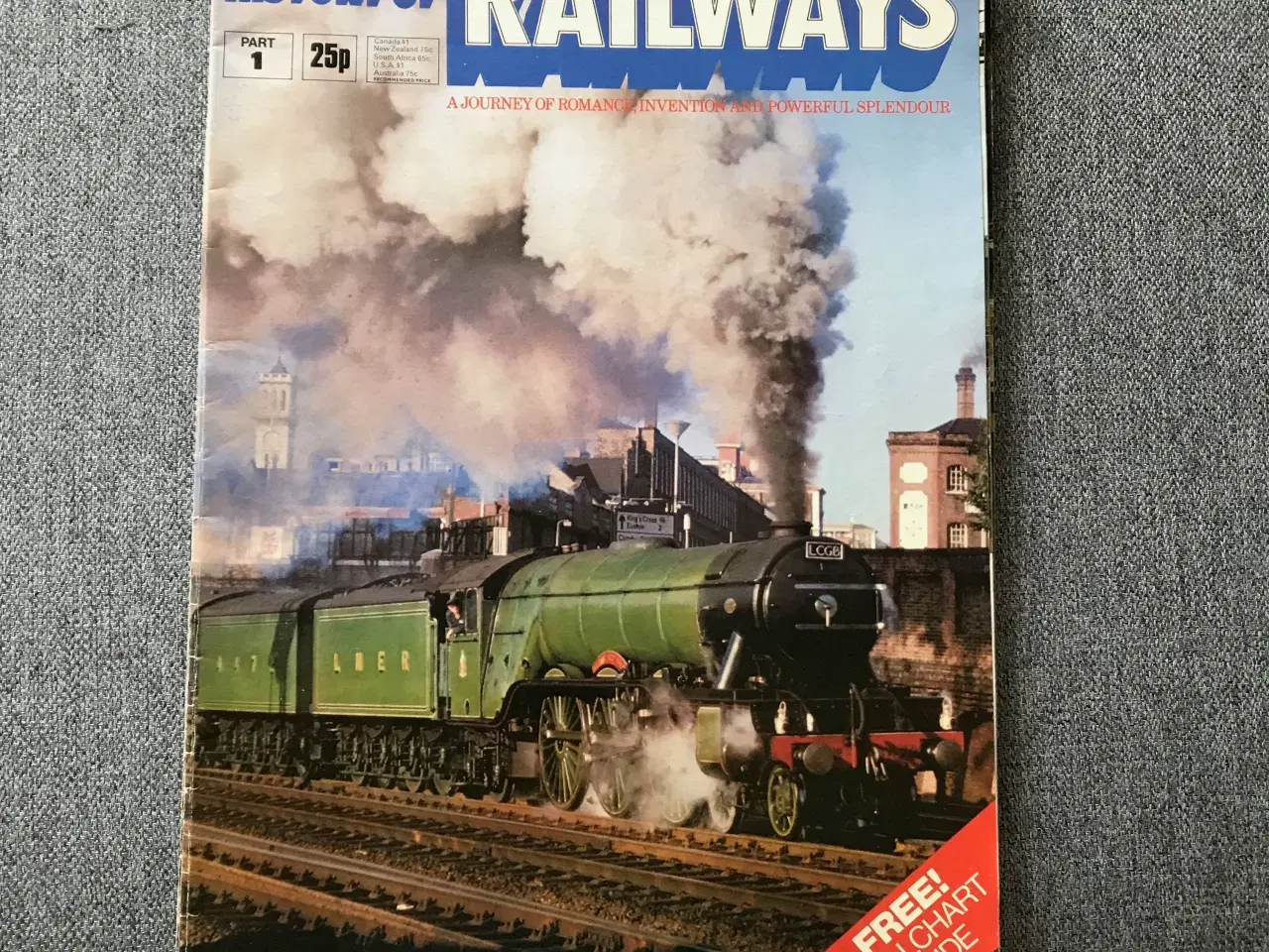 Billede 1 - History of Railway. No 1, 2, 3 og 9