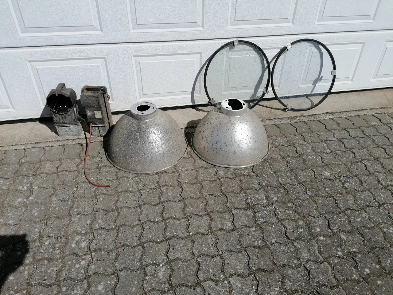 Billede 2 - Store Industrilamper med Patina
