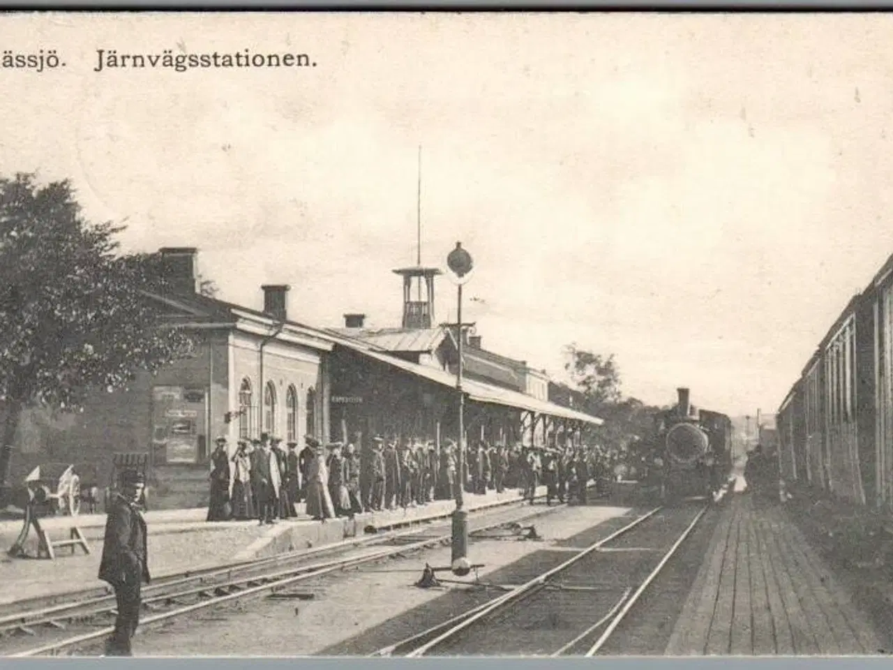 Billede 1 - Nässjö - Jänvägsstation - Sverige - Brugt