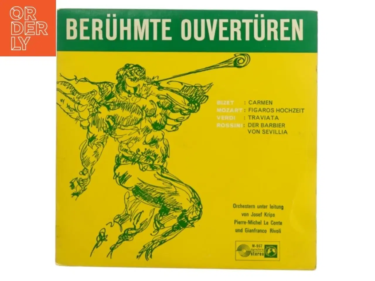 Billede 1 - Vinylplade med klassisk musik (str. 18 x 18 cm)