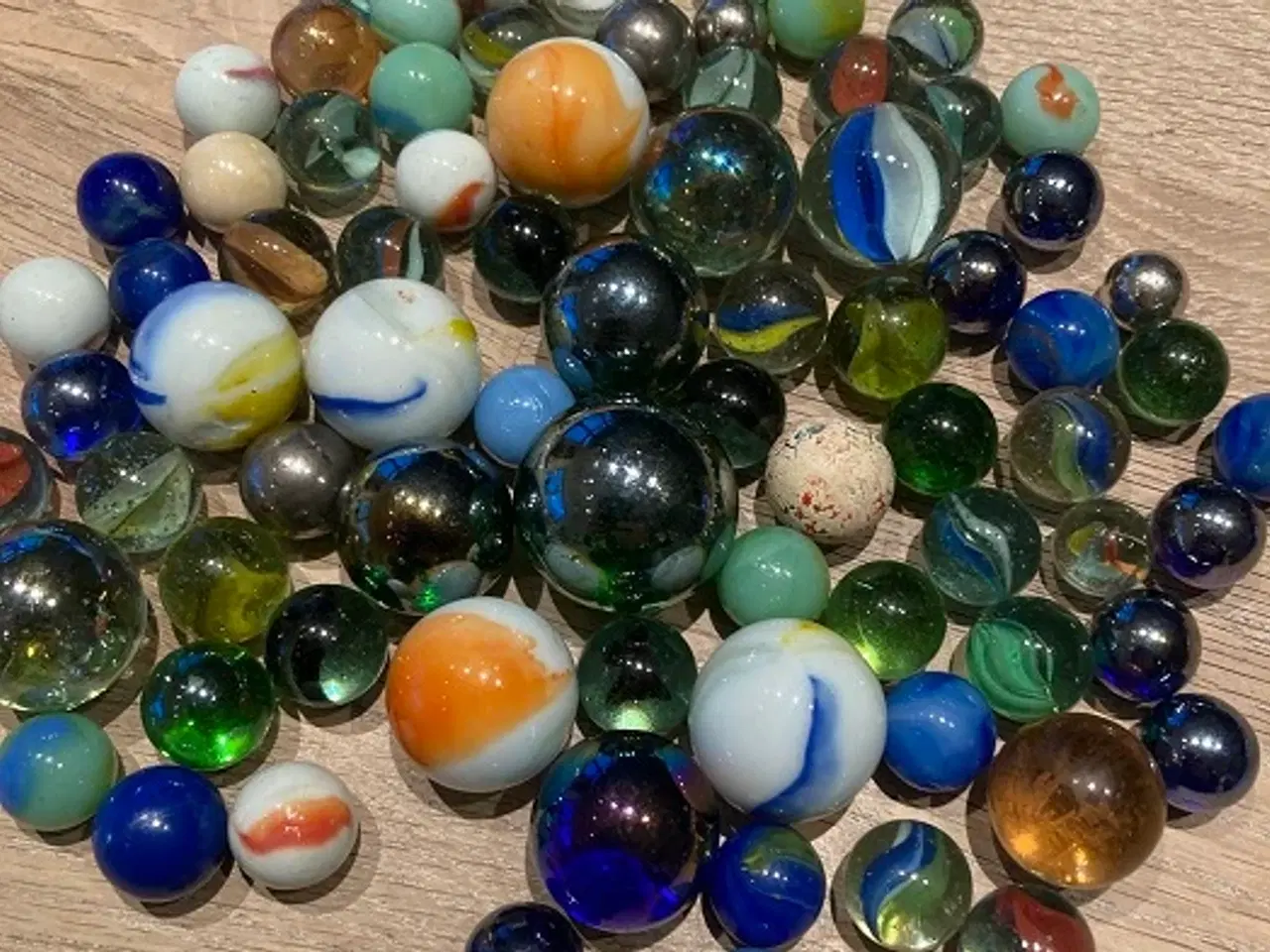 Billede 1 - Glas, marmor og stålkugler