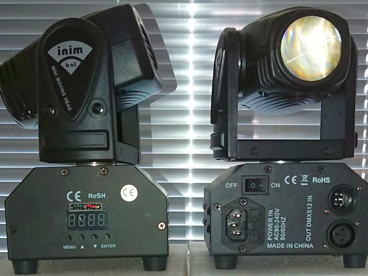 Billede 3 - Udlejes - SHEHDS MINI 360º MOVING HEAD BEAM RGBW.