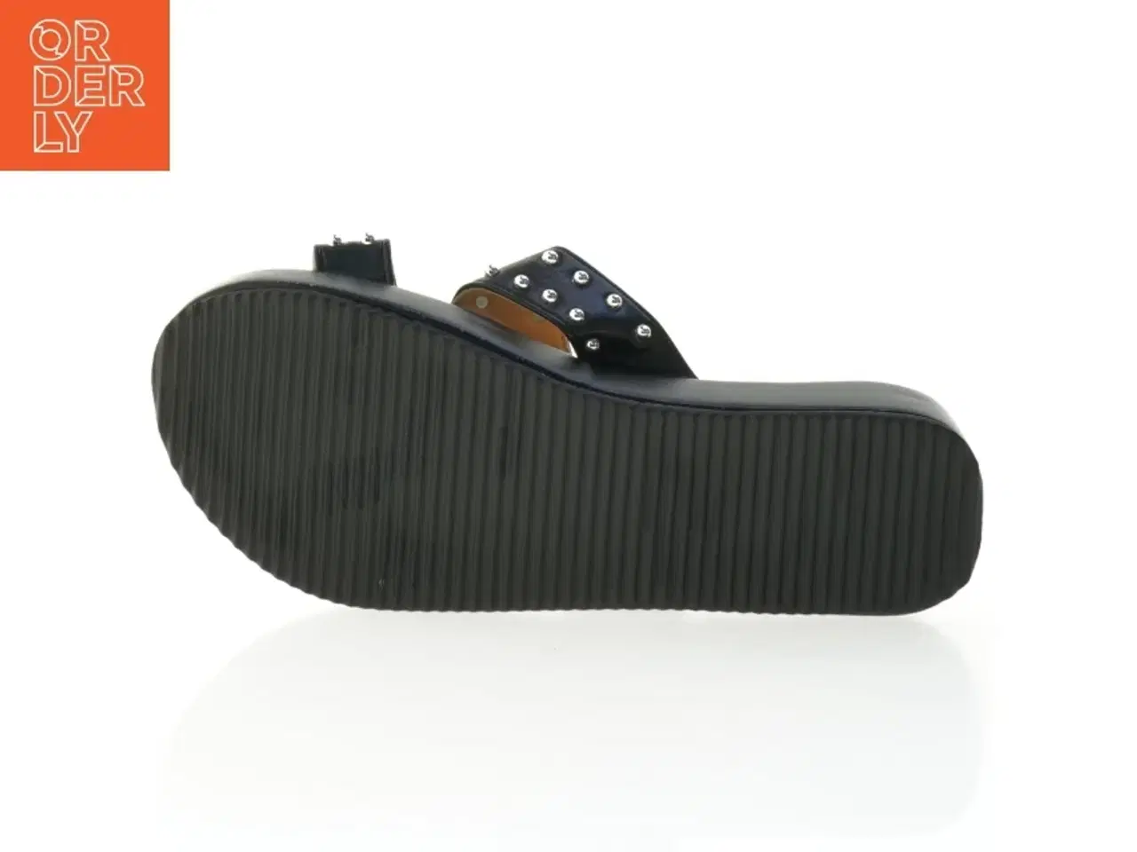 Billede 3 - Sorte sandaler med nitter (str. 42)