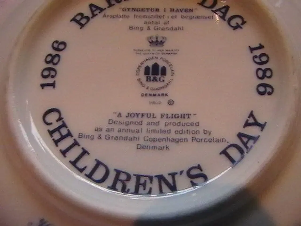 Billede 11 - Nr. 1 og nr. 2 Barnets Dag platter BG.
