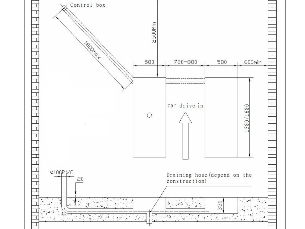 Billede 4 - Bulldog Lifters PMS-630BI 3.5 Ton hydraulisk sakse lift til nedbygning i gulv - Løfter i 2 meters højde